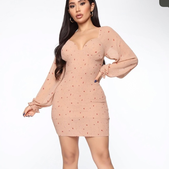 FASHIONNOVA Walk That Smock Mini Dress! - Picture 2 of 14